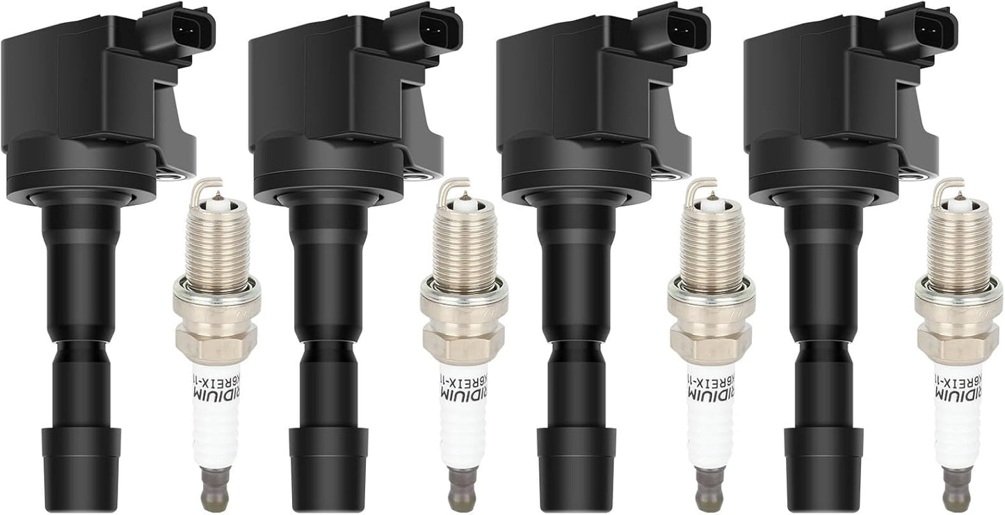 ECCPP UF626 Ignition Coils and Spark Plugs for Honda Fit 2009-2013
