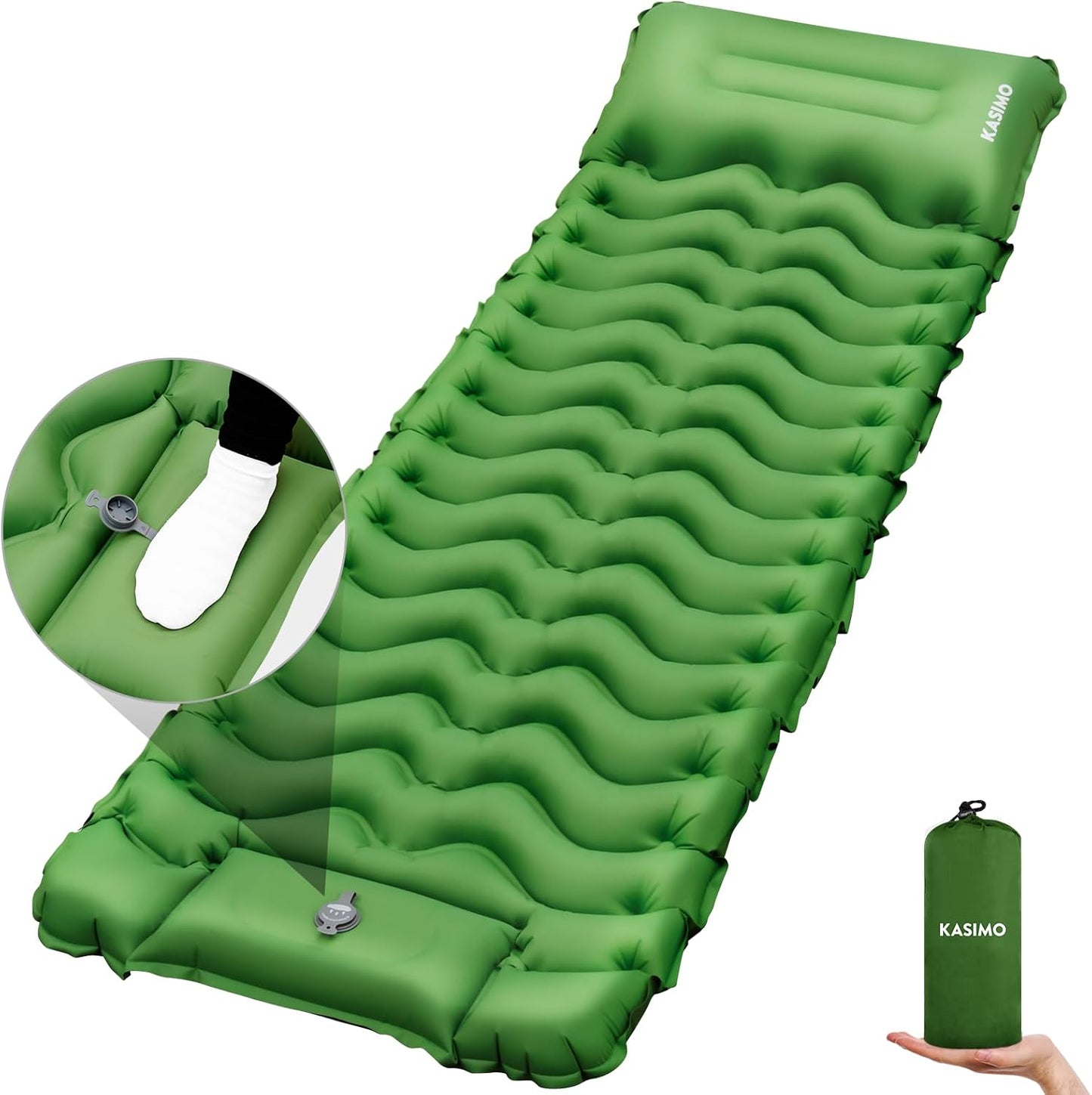 Ultralight Inflatable Camping Pad by KASIMO