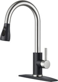 Kitchen Faucet with Pull Down Sprayer - High Arc Single Handle