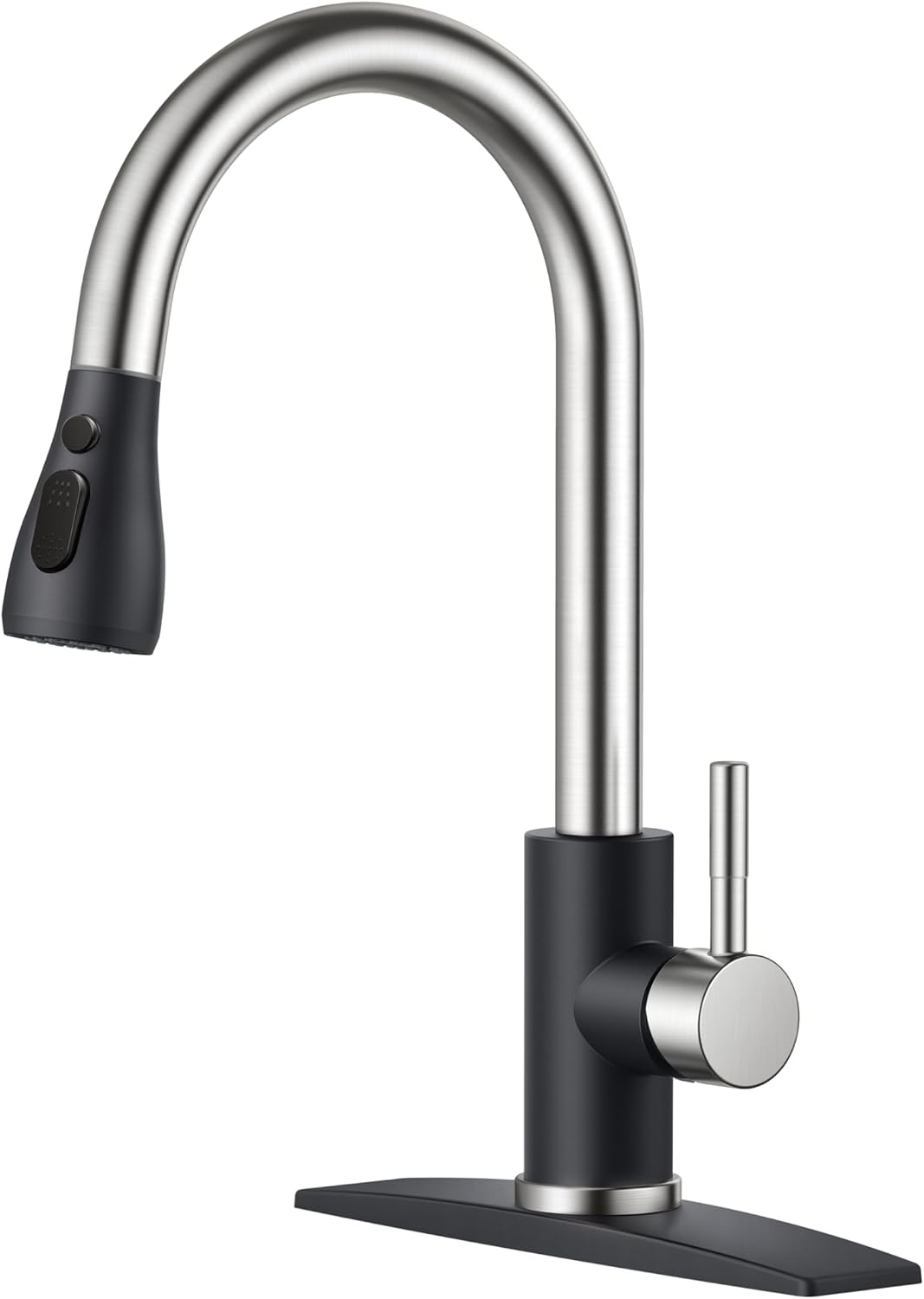 FORIOUS Kitchen Faucet with Pull Down Sprayer for Easy Use