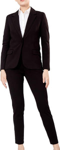 Marycrafts Womens Two Piece Suits Business Blazer Pant Suit Set - Work