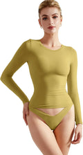 Double Lined Fitted Basic T Shirt Crop Top - Soft, Slim Fit