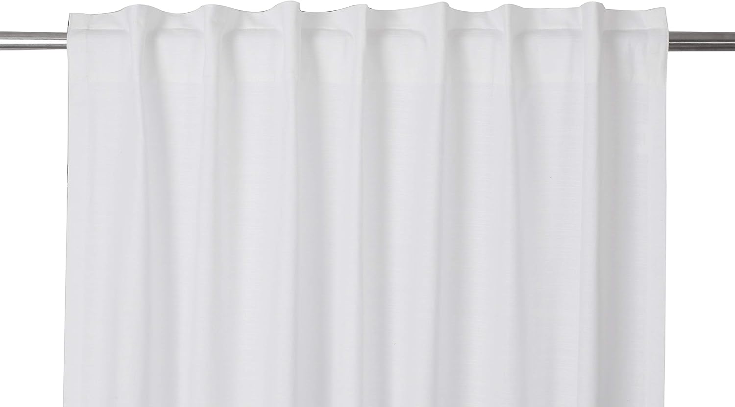 Light Filtering Linen Curtains - 2 Panels Set - 50x72 Inches