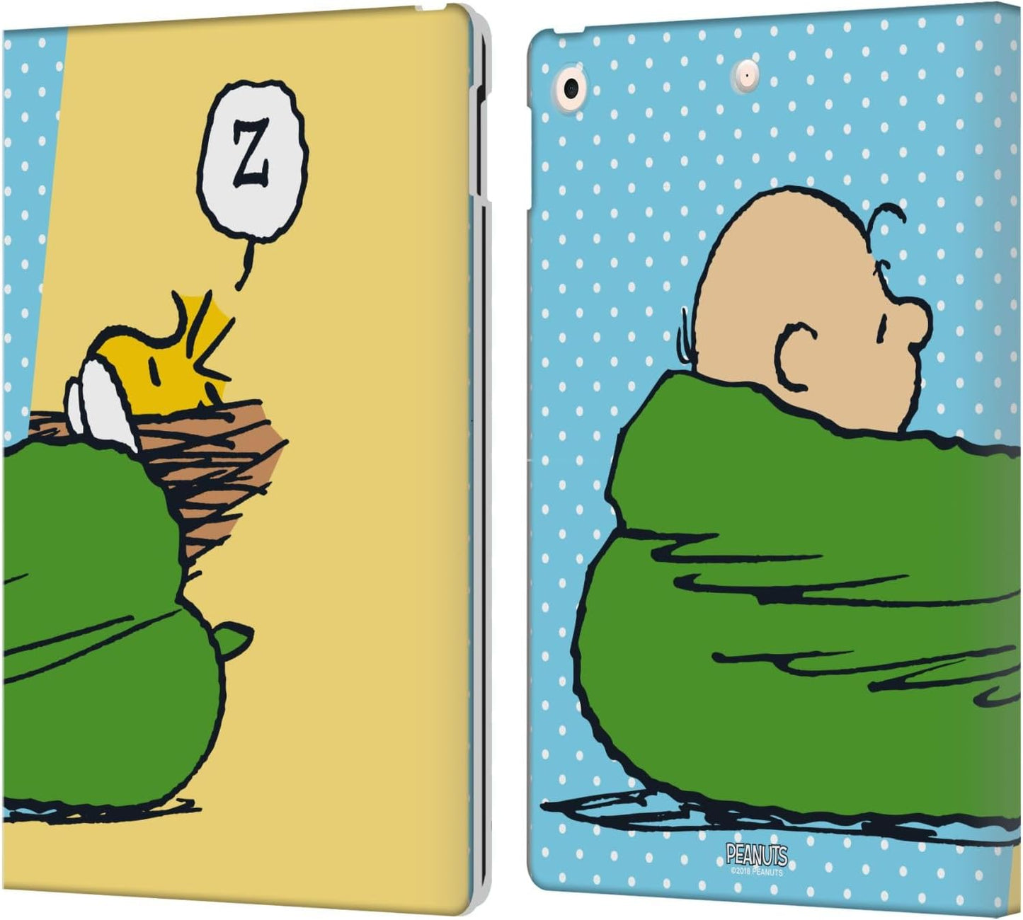 Peanuts Charlie & Woodstock Leather Wallet Case for iPad 10.2