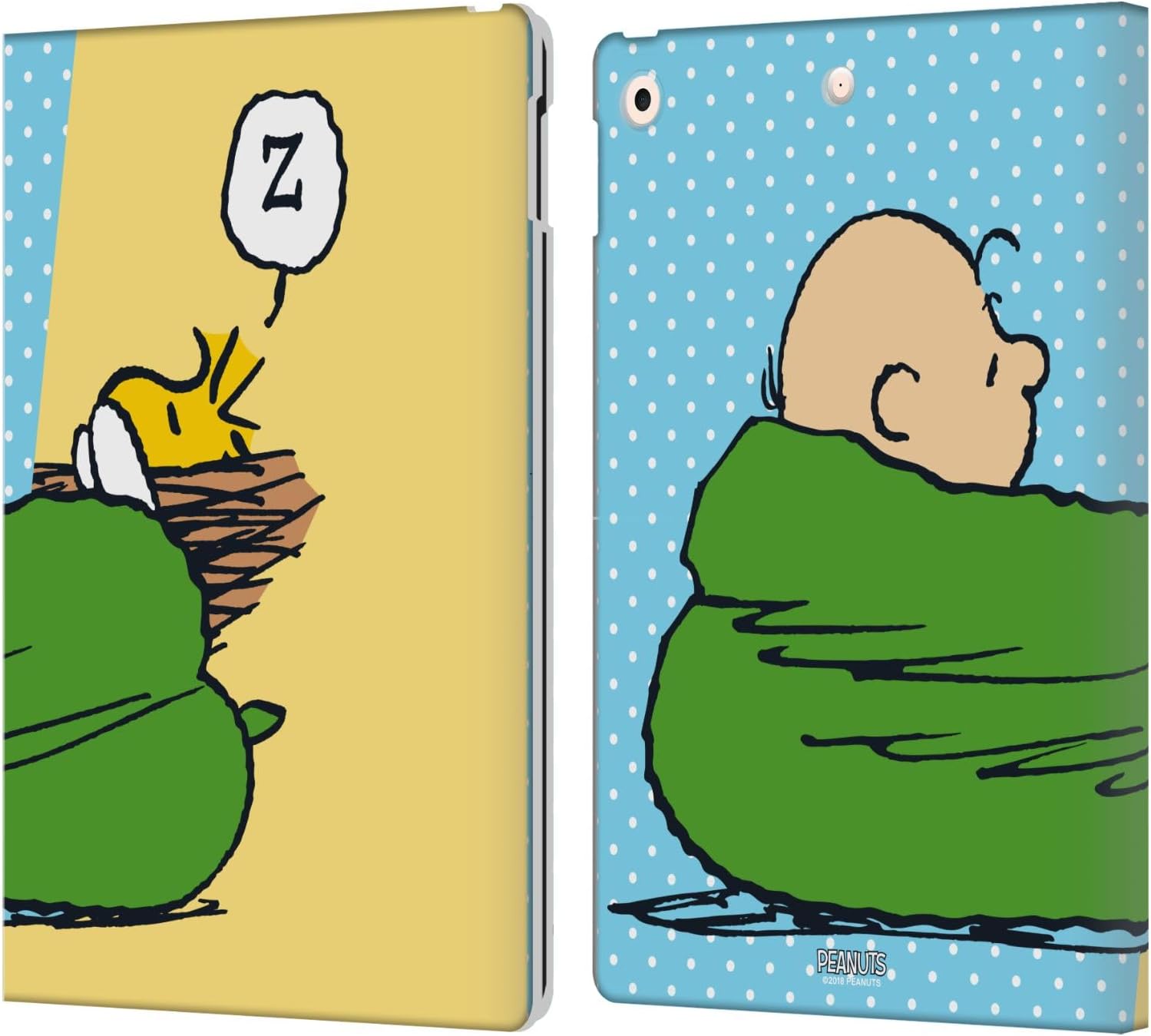 Peanuts Charlie & Woodstock Leather Wallet Case for iPad 10.2