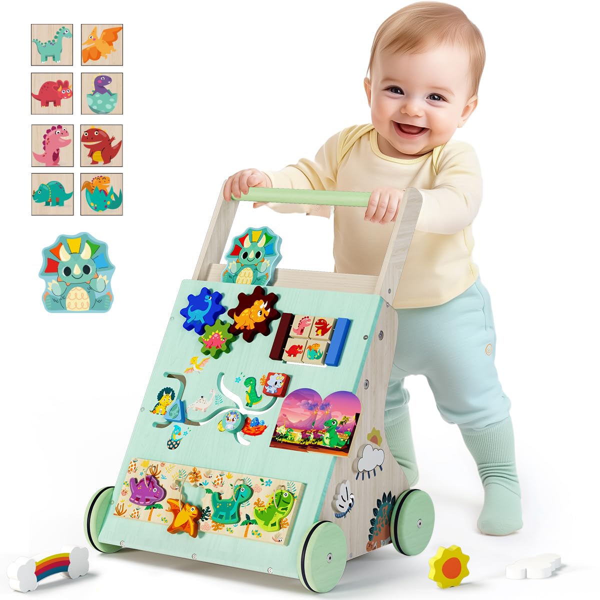 TERRAMUS Dinosaur Baby Walker - Motor Skill Development
