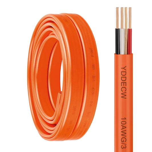 10/3 NM-B Wire with Ground - 15FT 10 Gauge Copper Cable
