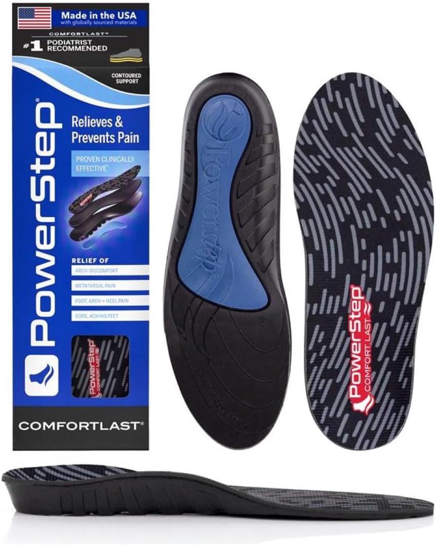 PowerStep Comfort Last Insoles for All Day Comfort and Support