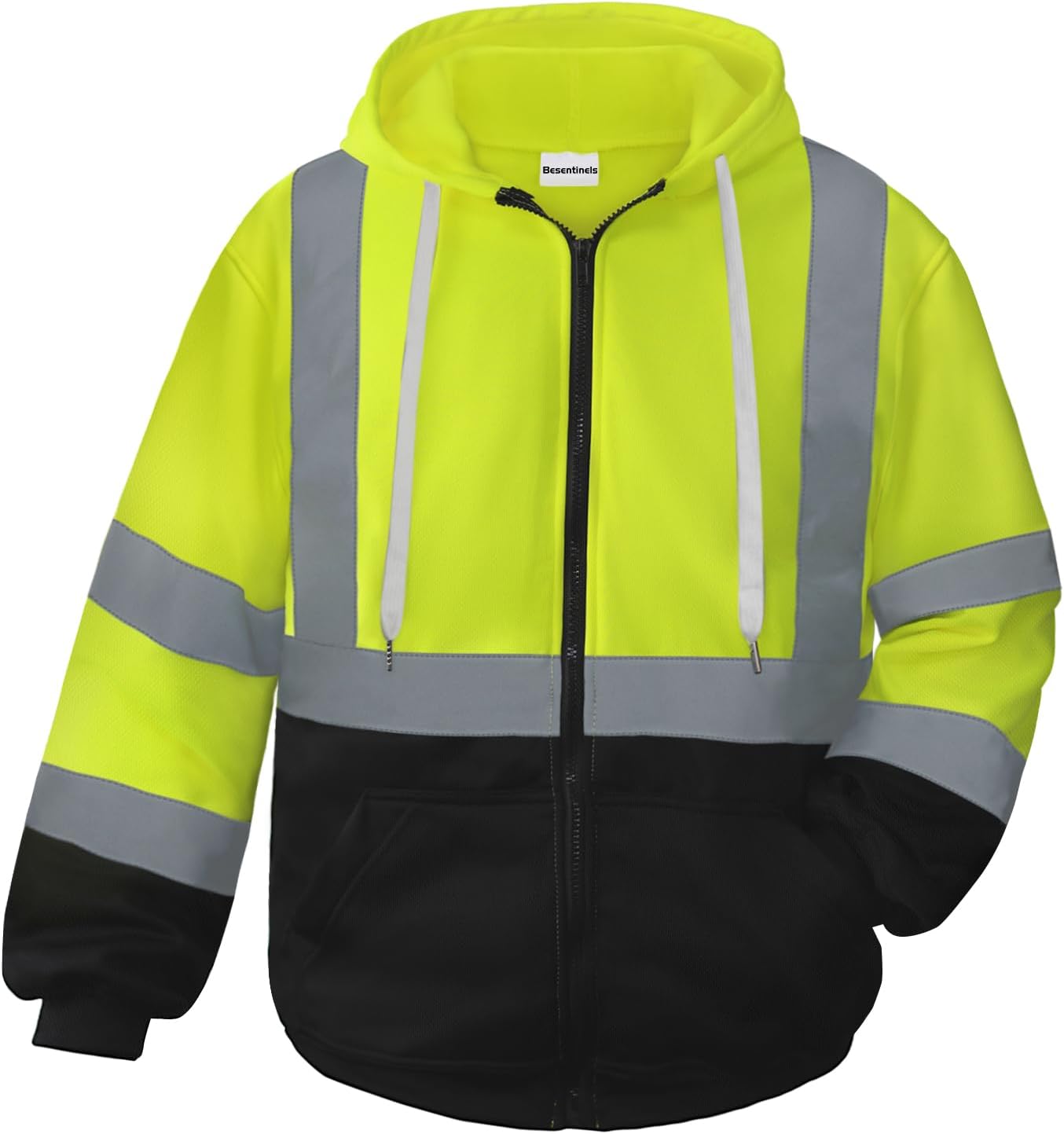 High Vis Safety Hoodie for Men - ANSI Certified