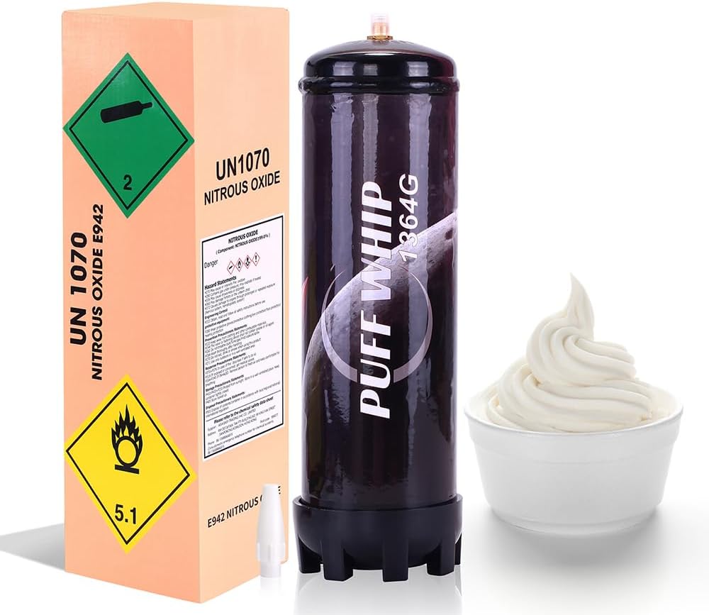 Mostwhip 2.2L Nitrous Cream Chargers - 1364G Power