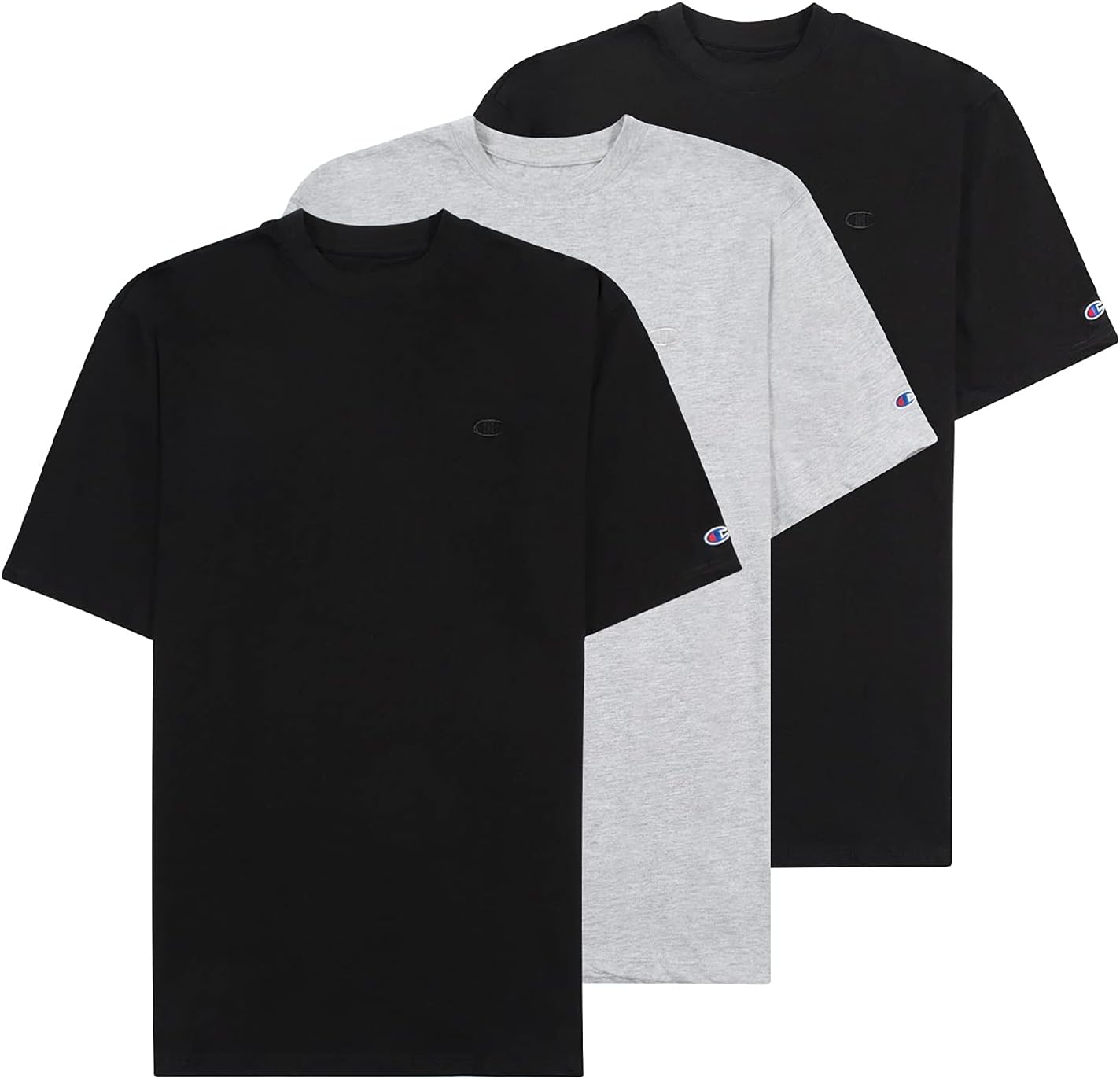 Champion Big and Tall Shirts for Men - 3 Pack Cotton Tees