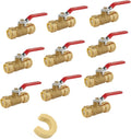 EFIELD 1/2 in Push-Fit Full Port Ball Valve Pack of 10 - Quick