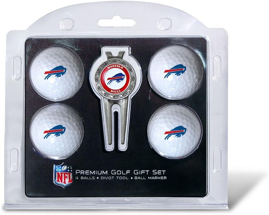 Team Golf NFL Regulation Size Golf Balls & Divot Tool Set
