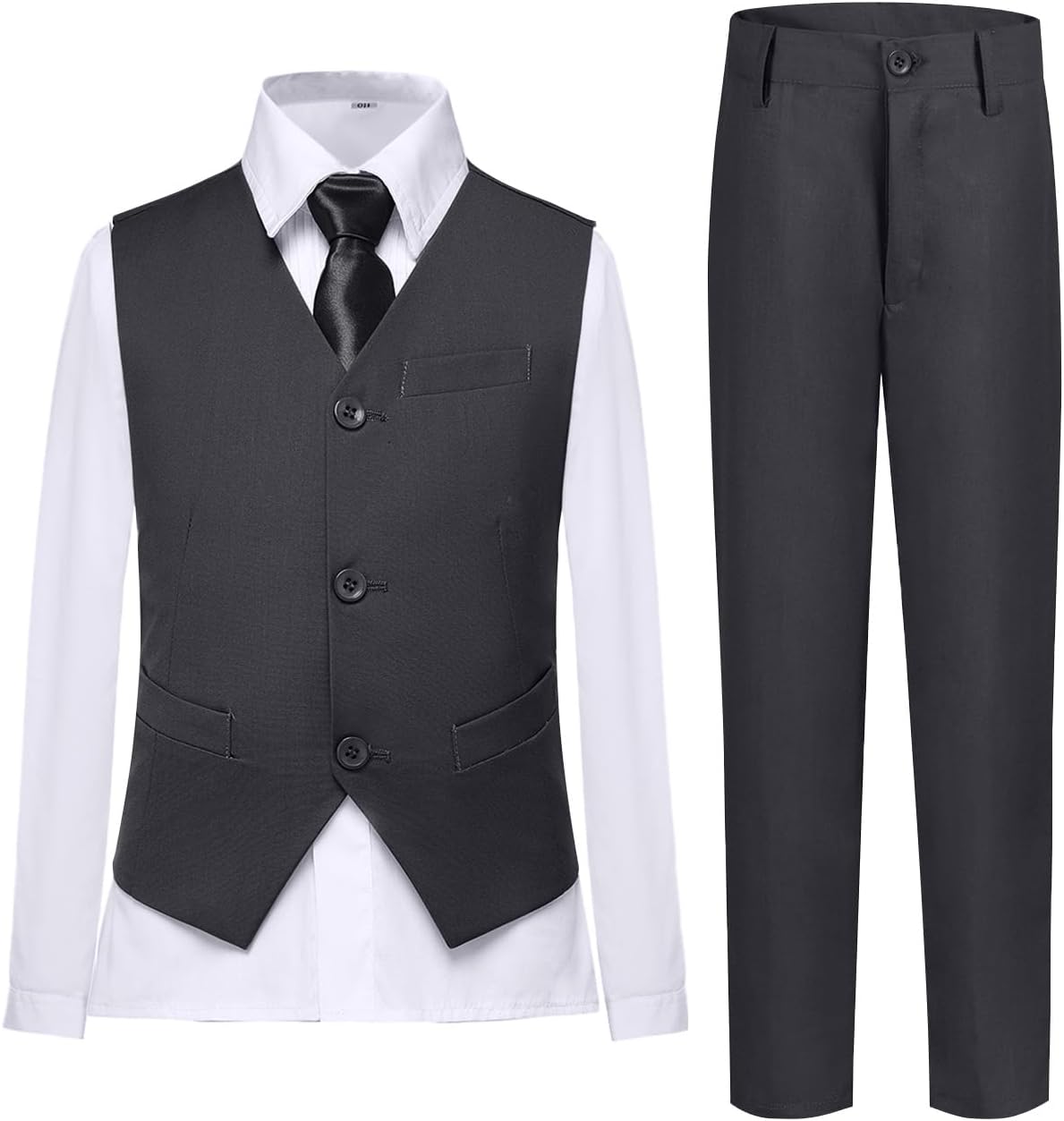 Boys Vest Set Formal Dress Suits for Weddings and Events