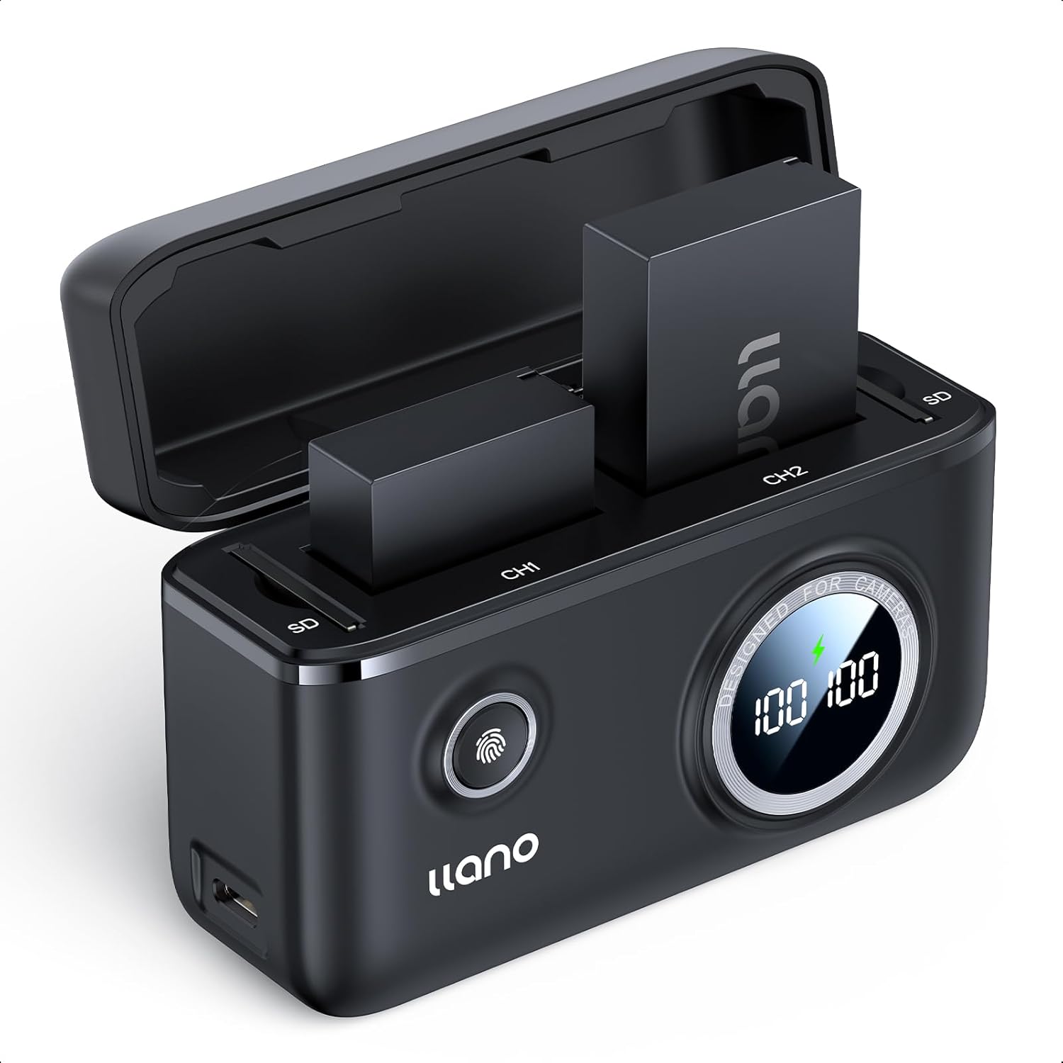 llano LP-E12 Batteries and Charger for Canon EOS M Series Cameras