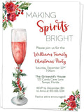 Eat, Drink & Be Merry: Xmas Party Invites (12 ct)
