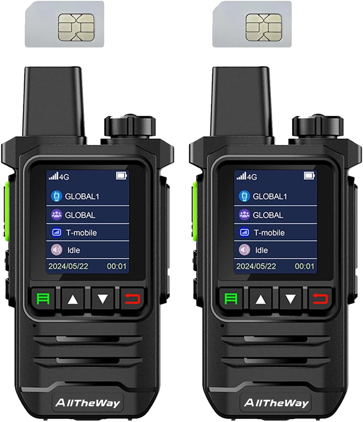 Global Walkie Talkies Unlimited Range 4G PTT Radios for Teams