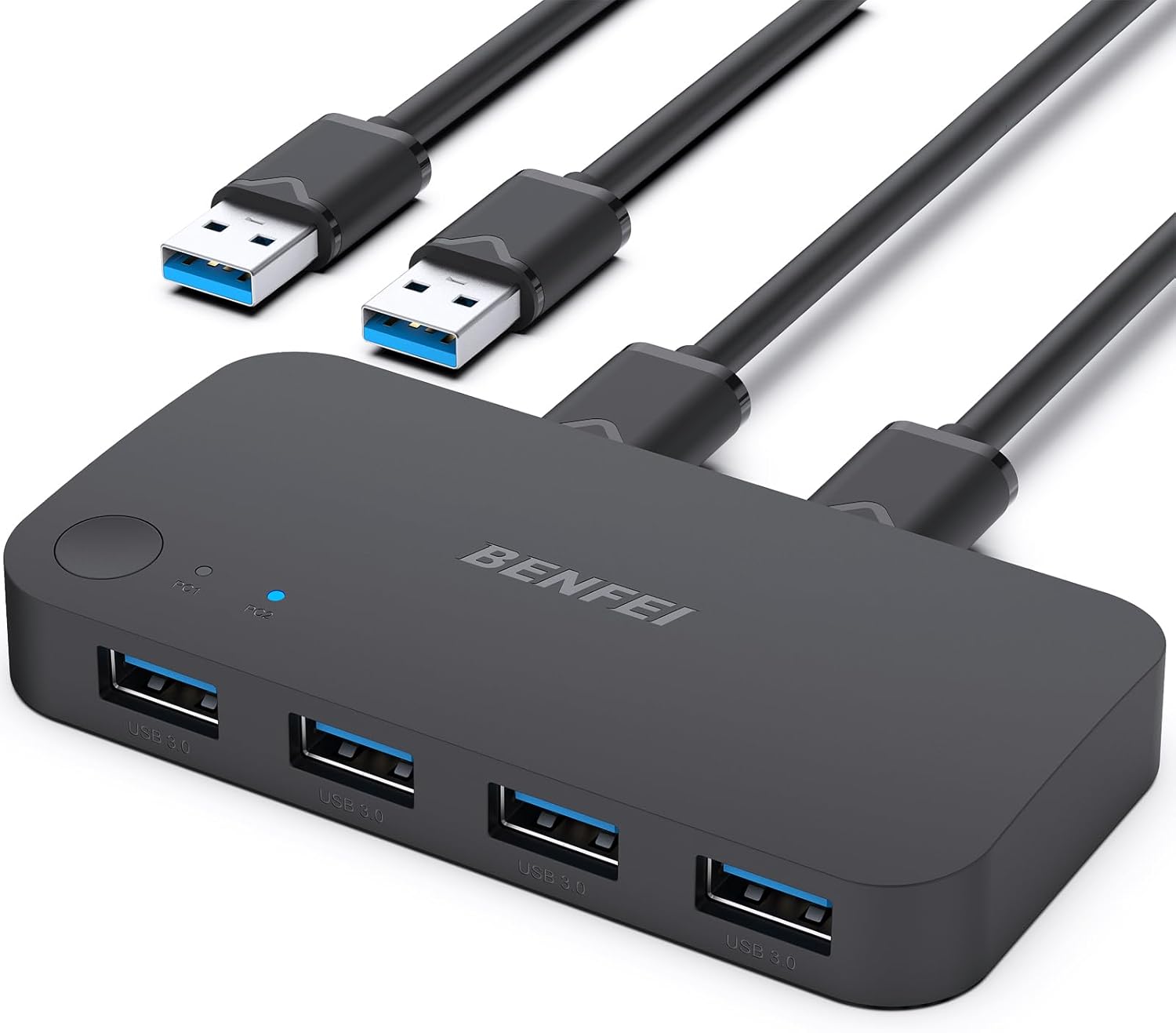 BENFEI USB 3.0 Switch - Share 4 USB Devices