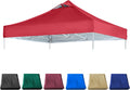 Red Commercial Replacement Canopy Top for 10x10 Straight Leg Pop Up