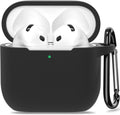 Protective Black Silicone Case for AirPods 4