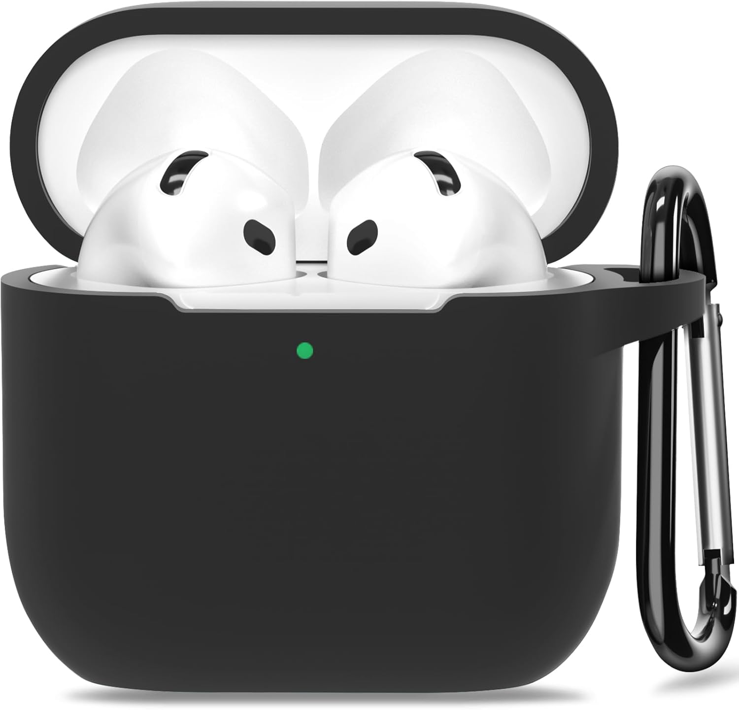 Protective Black Silicone Case for AirPods 4