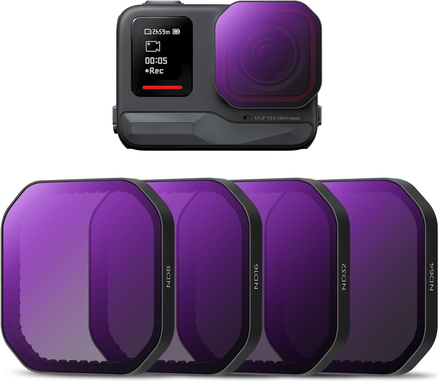 K&F Concept ND Filter Kit for Insta360 Ace Pro 2 - 4Pack