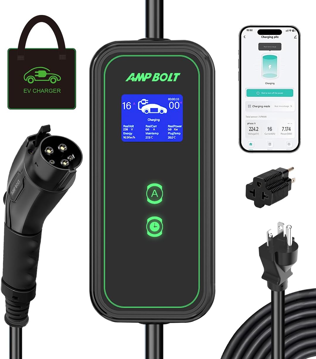 Fast Charge Anywhere with Ampbolt EV Charger