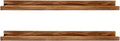 48 in Photo Ledge Shelf Set of 2 - Rustic Floating Wall Shelves
