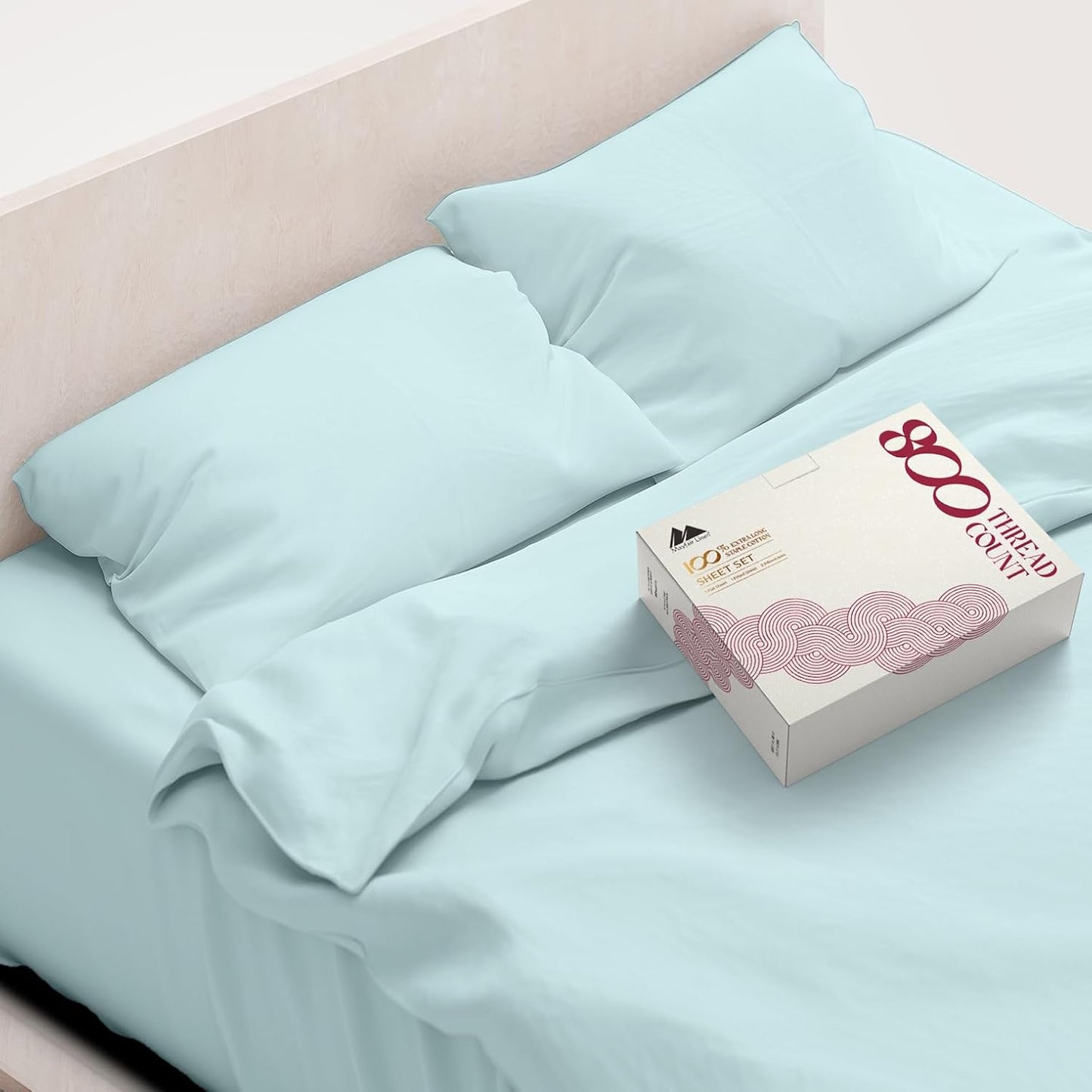 Luxurious Egyptian Cotton King Bed Sheets - 800 Thread Count