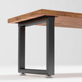 Metal Table Legs 28 in Height x 24 in Wide - Heavy Duty Rustic Set