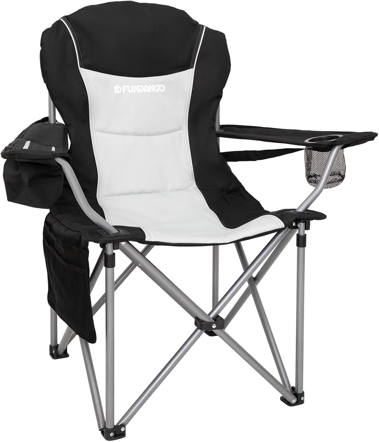 FUNDANGO High Back Camping Chair with Lumbar Support