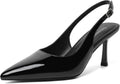 Susanny Slingback Heels for Women Pointed Closed Toe - Comfortable
