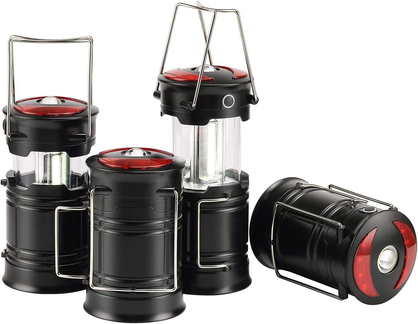 Lichamp 4 Pack Dual Power Lanterns