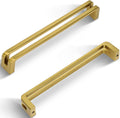 Brushed Gold Zinc Alloy Cabinet Pulls for Elegant Home Decor