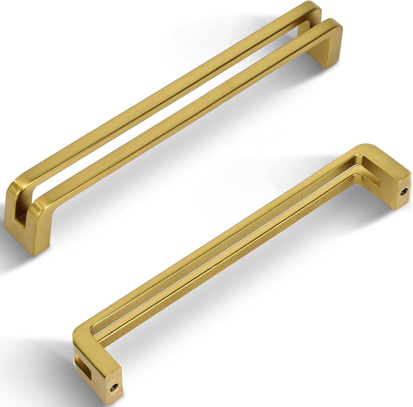 Brushed Gold Zinc Alloy Cabinet Pulls for Elegant Home Decor