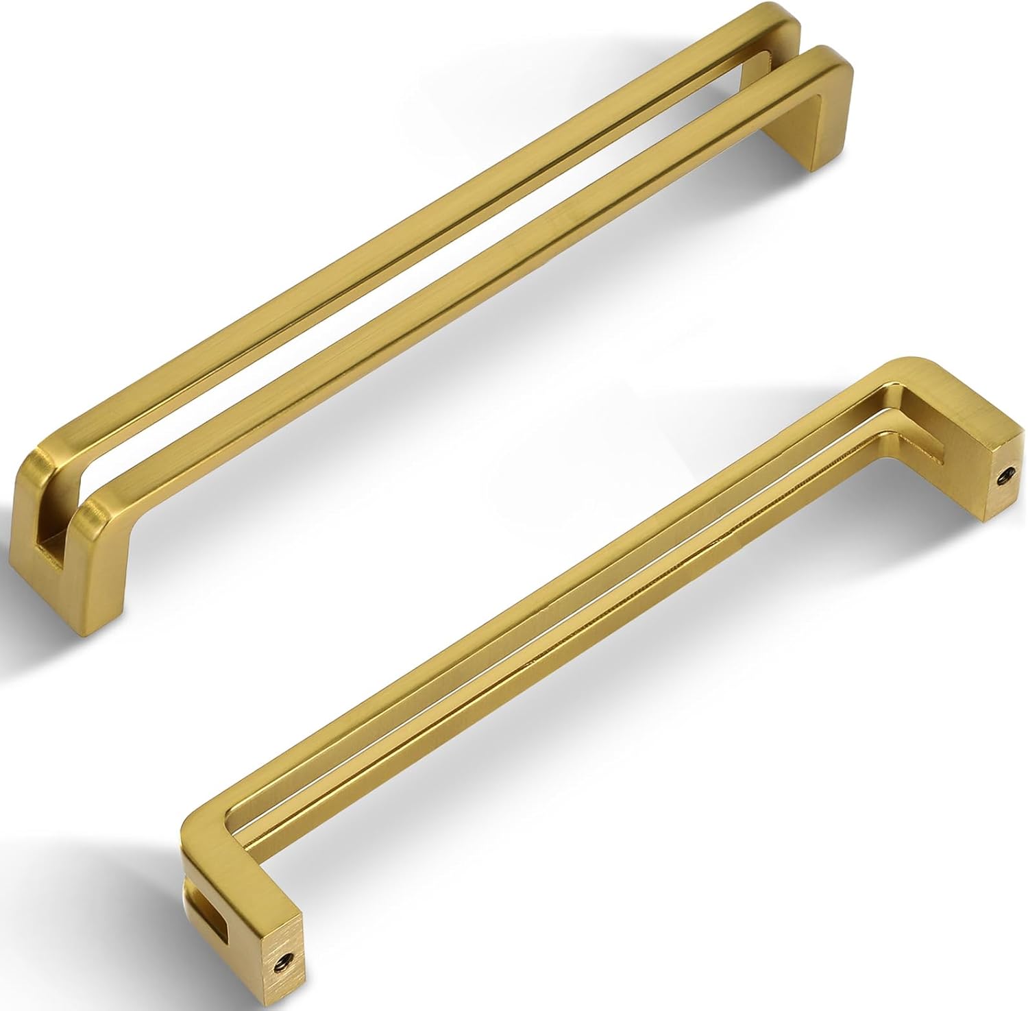 Brushed Gold Zinc Alloy Cabinet Pulls for Elegant Home Decor