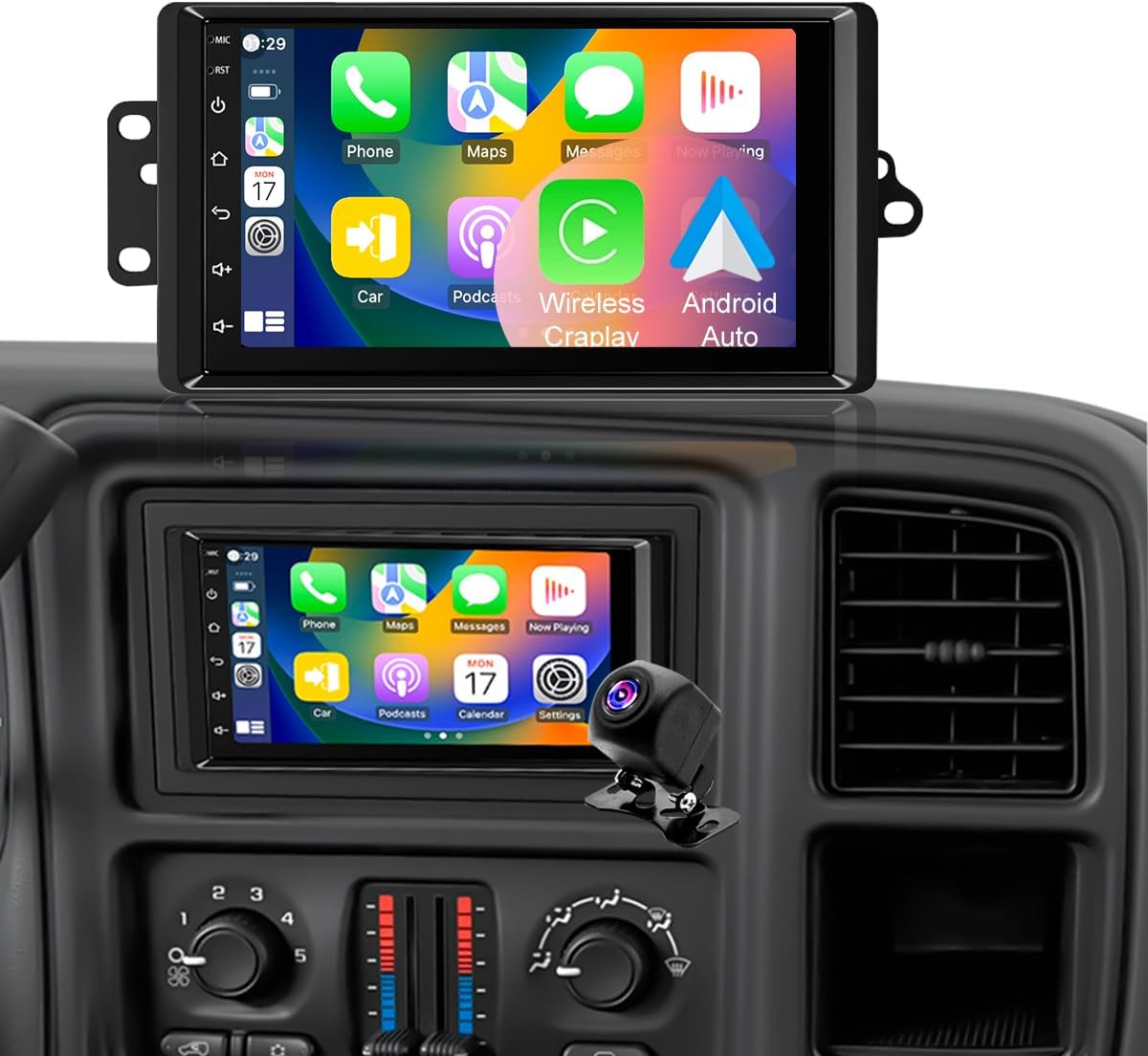 7 Inch Touch Screen Car Radio for Chevrolet Silverado 2003-2006