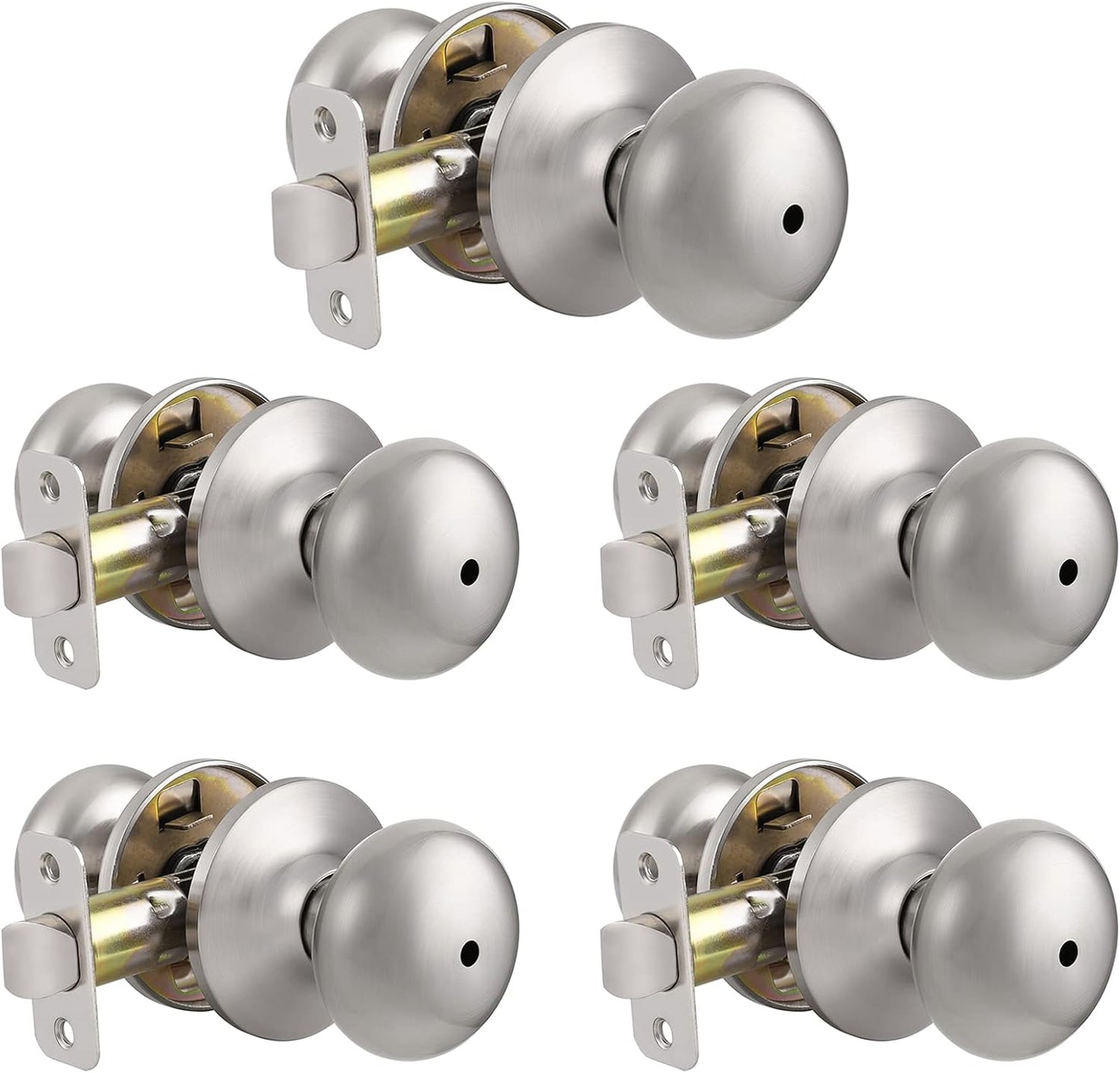 Probrico Keyless Privacy Door Knobs for Bedroom and Bathroom
