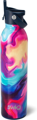 26oz Insulated Water Bottle with Straw - Keeps Drinks Cold