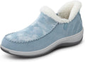 Orthopedic Leather Lorin Hands-Free Slipper - Warm Wide Toe Box