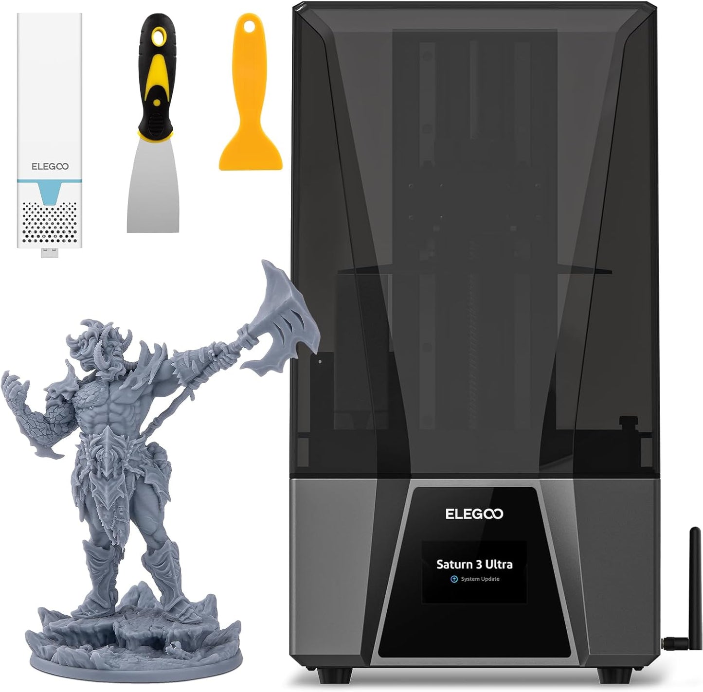 ELEGOO Saturn 3 Ultra 12K MSLA 3D Printer with 10in LCD