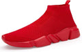 Mens Breathable Knit Slip On Walking Shoes - Lightweight Fit