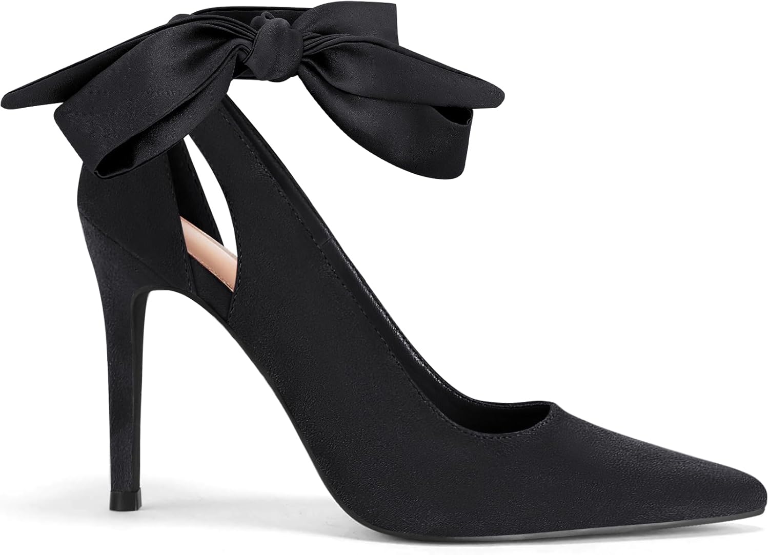 Fashare Womens High Heels Bow Tie Back Stiletto Pumps Shoes