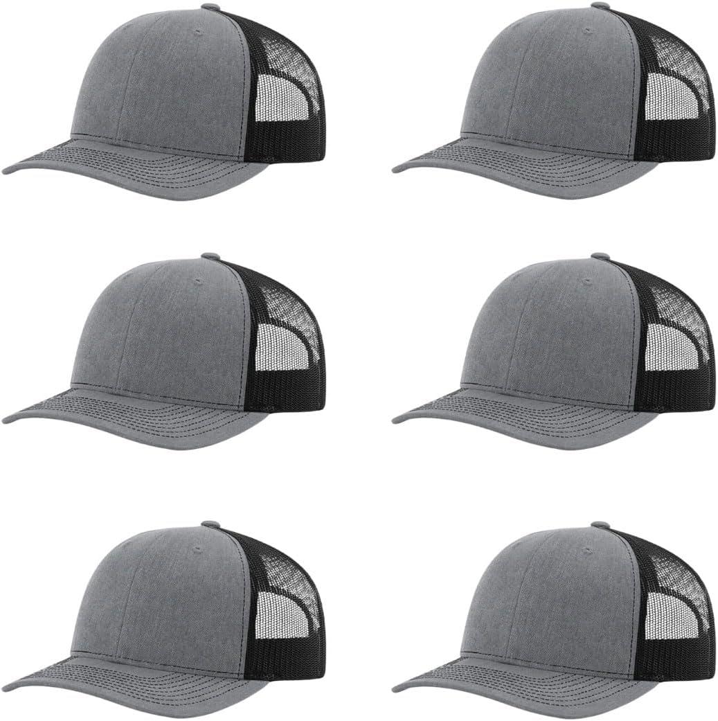 Richardson 112 Classic Six-Panel Adjustable Snapback Trucker Cap
