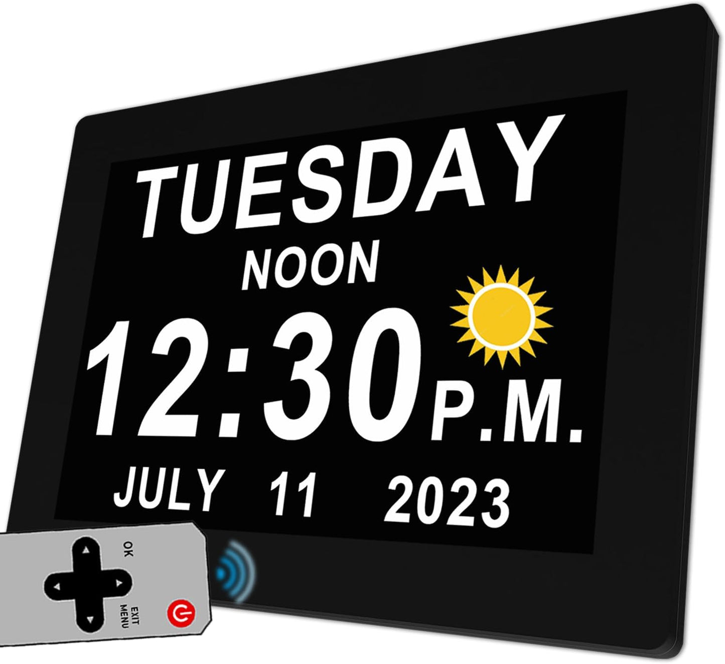MASSII 19 Alarms Digital Talking Clock for Seniors and Kids