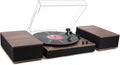 MPK Bluetooth Record Player Turntable - Walnut Belt-Drive Vinyl System
