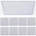 Fluorescent Light Covers 8-Pack 4 x 2 ft - Magnetic Diffusers