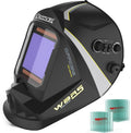 Welding Helmet Auto Darkening Large Viewing 3.94in x 3.66in - Clear