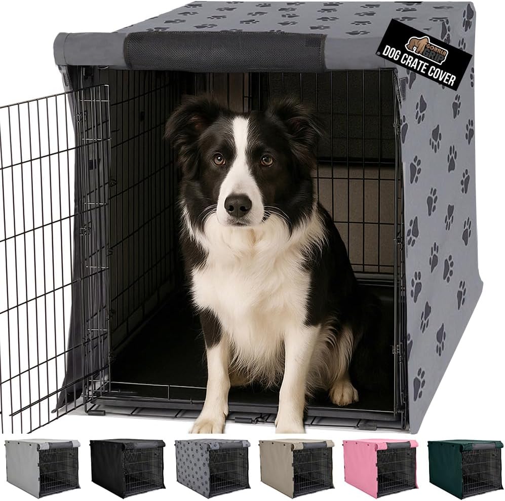 GORILLA GRIP Dog Crate Covers for 36 in Wire Kennels