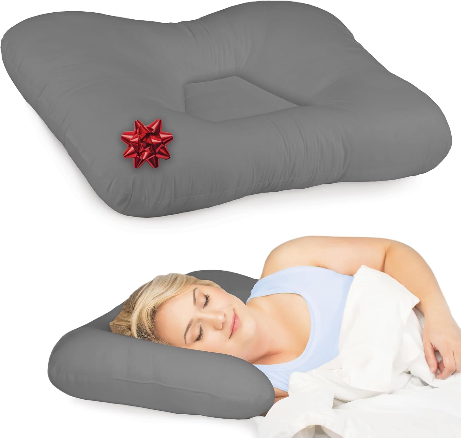 Tri-Core Cervical Support Pillow for Pain Relief and Comfort